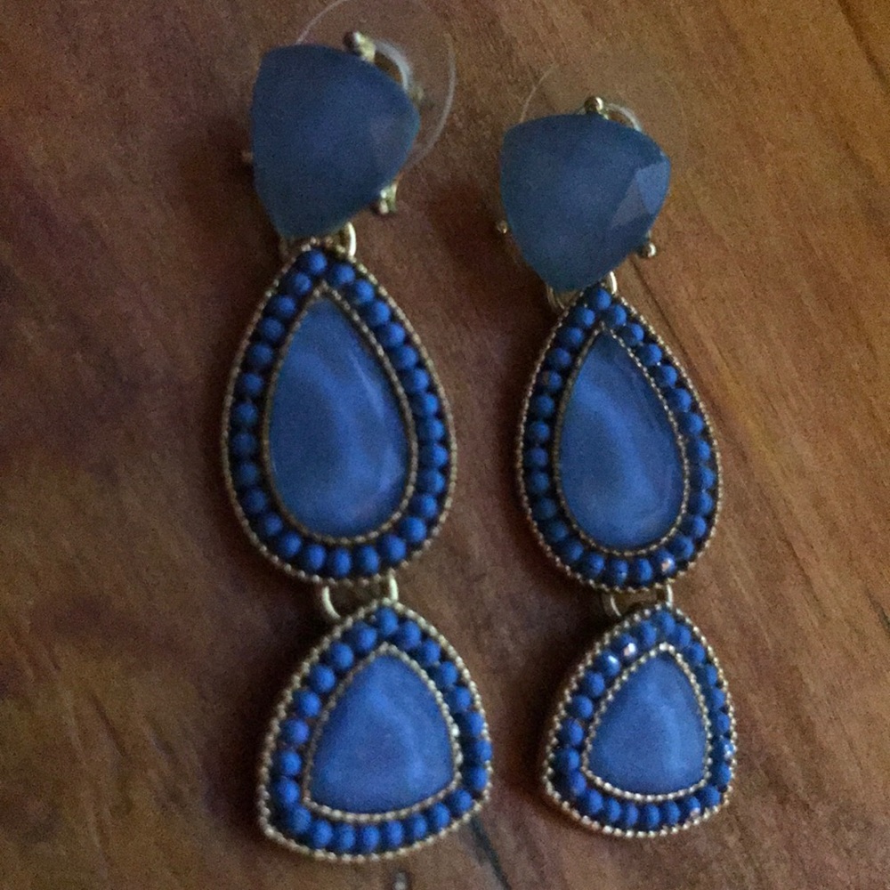 Gorgeous blue drop earrings